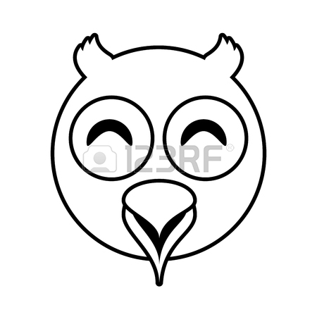 450x450 Raccoon Face Animal Outline Vector Illustration Eps 10 Royalty