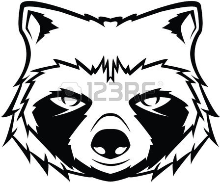 450x373 Vector Raccoon Icon, Little Raccoon Icon On White Background