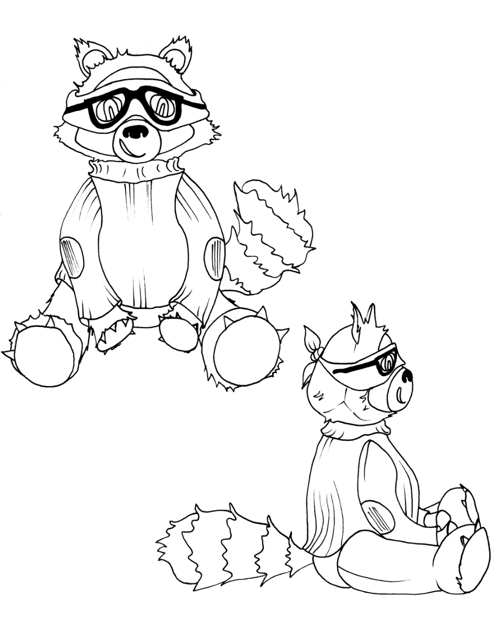 996x1248 Free Printable Raccoon Coloring Pages For Kids