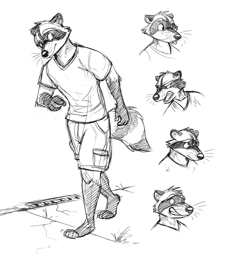 900x1017 The Raccoon (New Character!) By