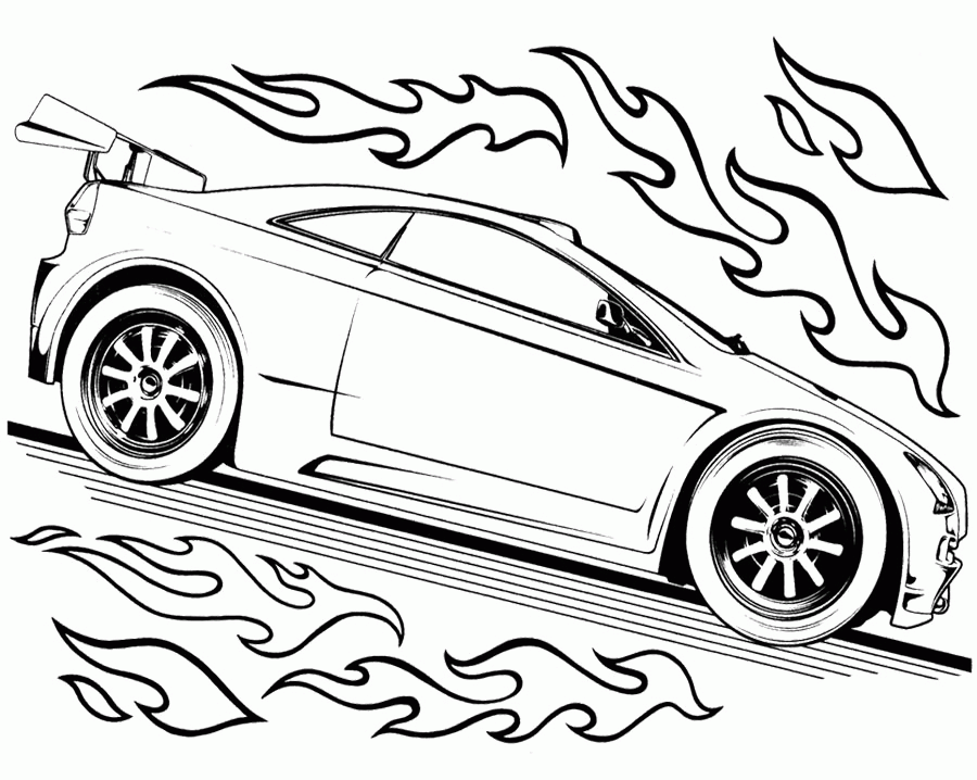 900x718 Hot Wheels Track Race Two Car Hot Wheels Coloring Page, Speed