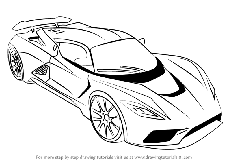 800x566 Learn How To Draw Venom F5 (Sports Cars) Step By Step Drawing