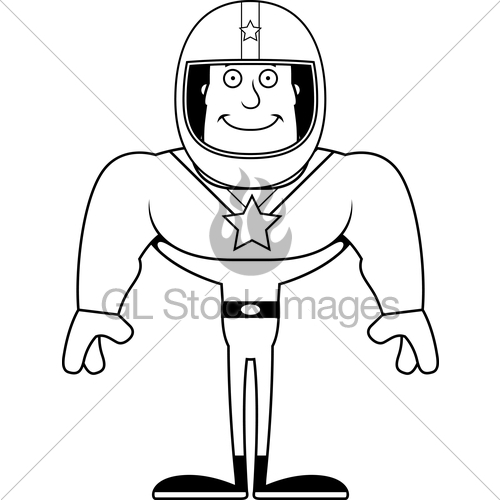 500x500 Cartoon Smiling Race Car Driver Gl Stock Images