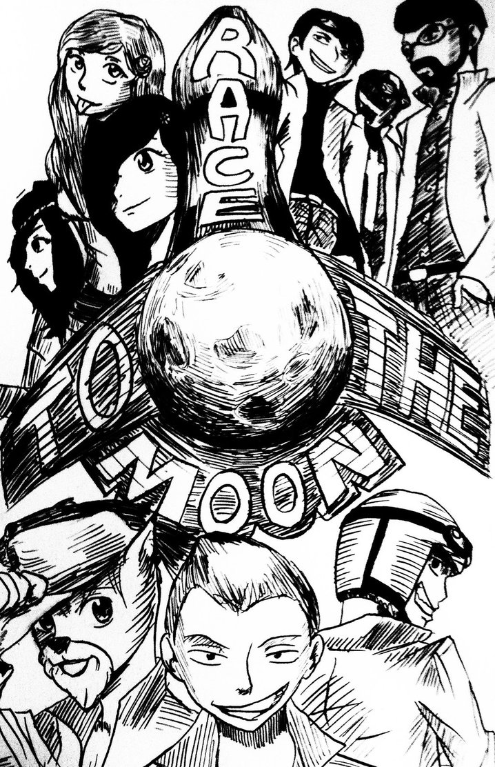 718x1112 Race To The Moon By Mangakrafter