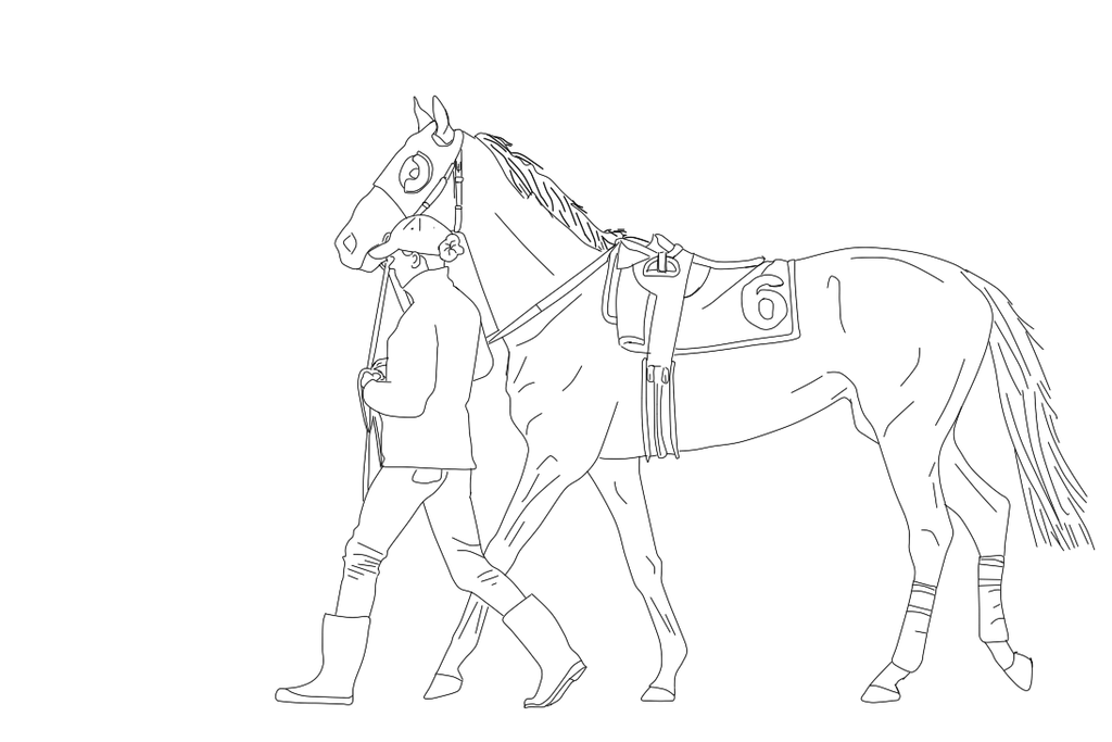 1024x683 Horse Racing By Jibriele