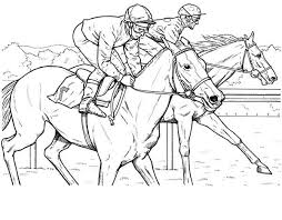 254x198 Race Horse Coloring Pages To Print