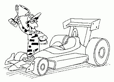 381x272 Race Car Coloring Pages Printable