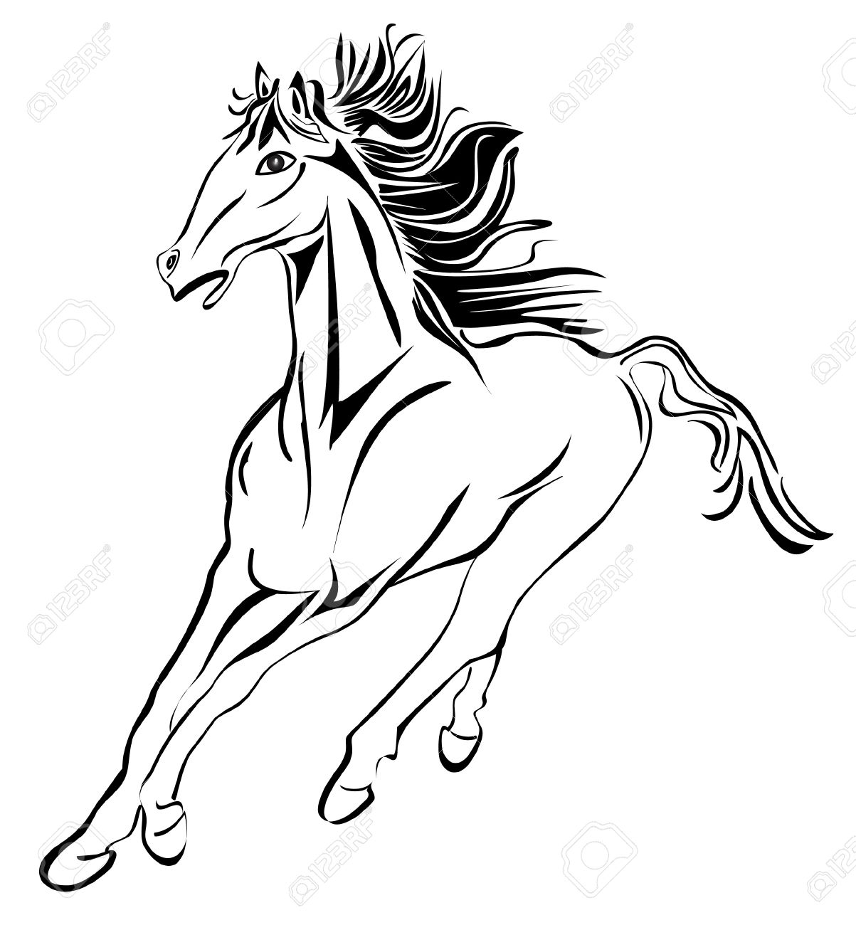 1203x1300 Horse Racing Clipart Wild Animal