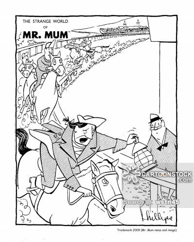 400x498 Racing Horses Cartoons And Comics