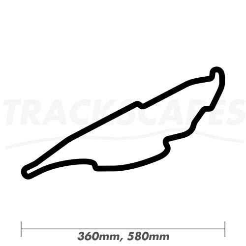 500x500 Circuit Gilles Villeneuve F1 Wall Art Track Sculpture