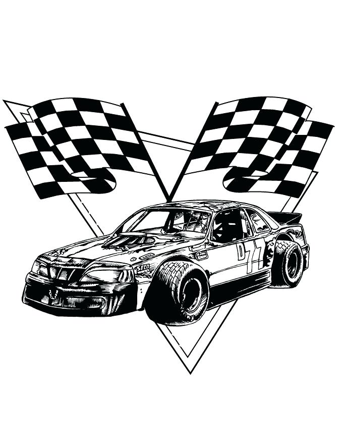 670x867 Race Car Color Pages Driving A Race Car Coloring Pages For Kids