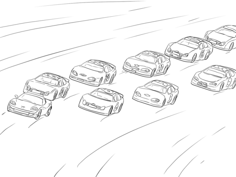 480x360 Nascar Racing Coloring Page Free Printable Coloring Pages