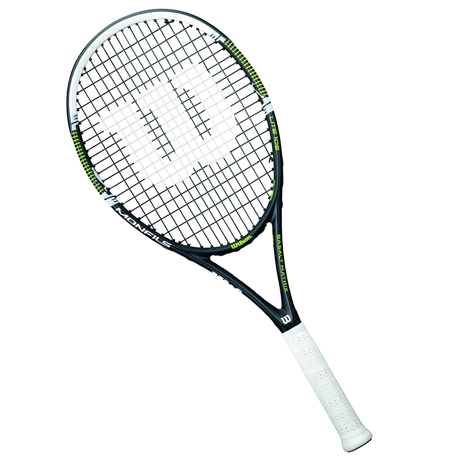 1500x1500 Wilson Monfils Lite 105 Tennis Racket Black, 1 Grip Amazon.co.uk