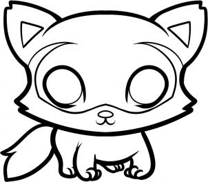 302x264 How To Draw How To Draw A Raccoon For Kids