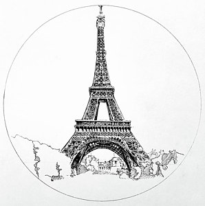298x300 Paris Landscape Drawings
