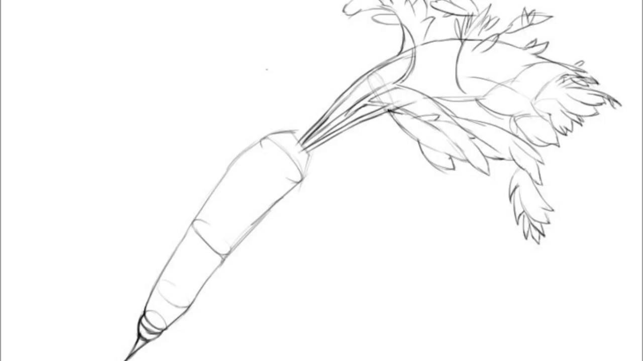1280x720 How To Draw A Carrot