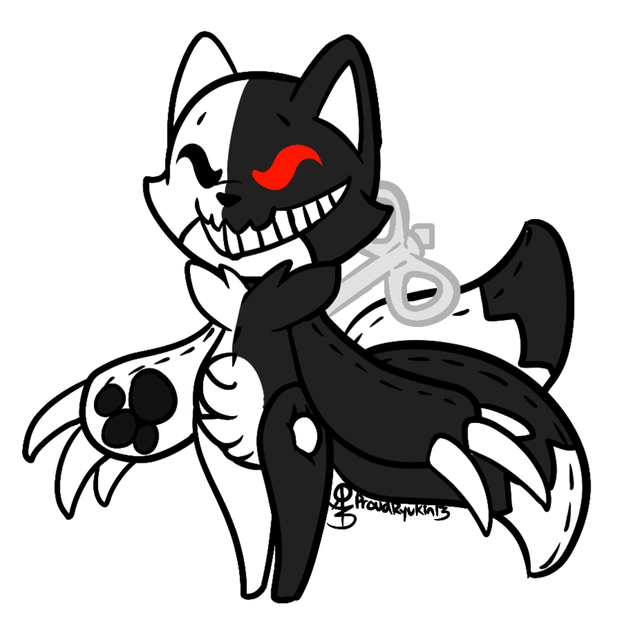 894x894 Despair! (Monokuma Locket Fox Raffle! Closed) By Winter Sunflower