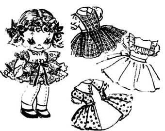 340x270 Vintage Cloth Doll Etsy