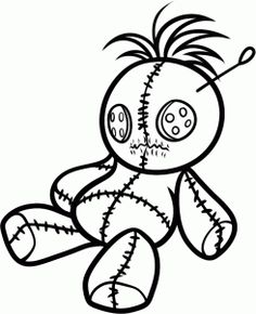 236x290 How To Draw A Voodoo Doll Step 8 Creepy Cute Stuff