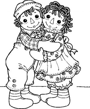 300x362 Raggedy Ann And Andy Coloring Pages