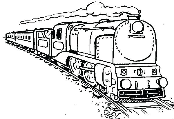 600x412 Train Coloring Pages Free Train Coloring Pages Coloring Page Park