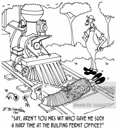 400x444 Railroad Tracks Cartoons And Comics