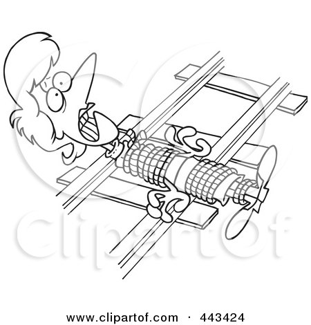 450x470 Royalty Free (Rf) Clip Art Illustration Of A Cartoon Black