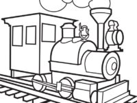 200x150 Train Tracks Coloring Pages Inspirational Drawn Train Rail Pencil