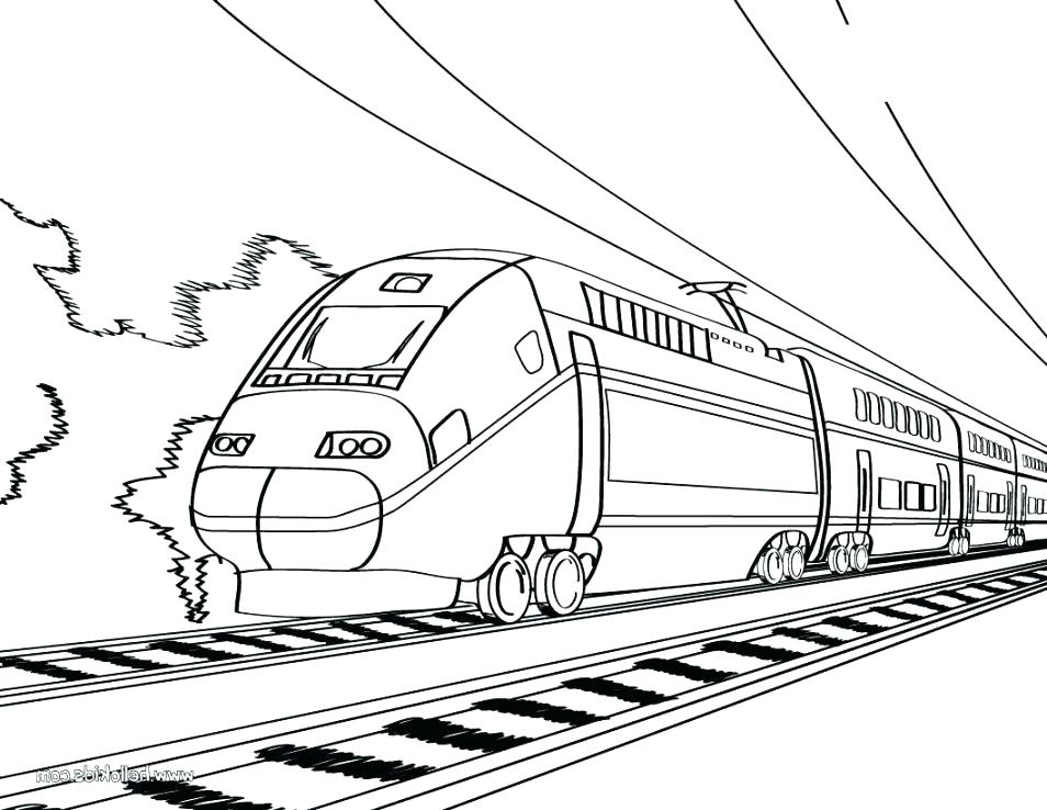 954x738 Coloring Pages Of Trains The Train Coloring Page Coloring Pictures