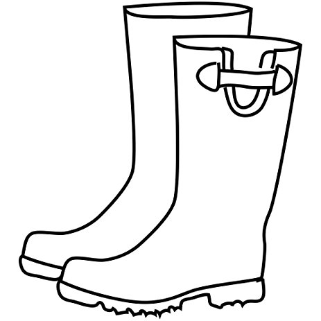 463x463 Rain Boots Craft Stamp