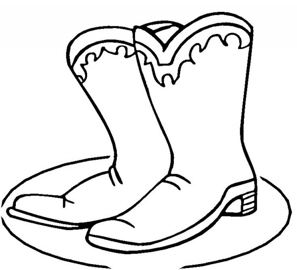 600x546 Rain Boots Coloring Page Clipart Panda
