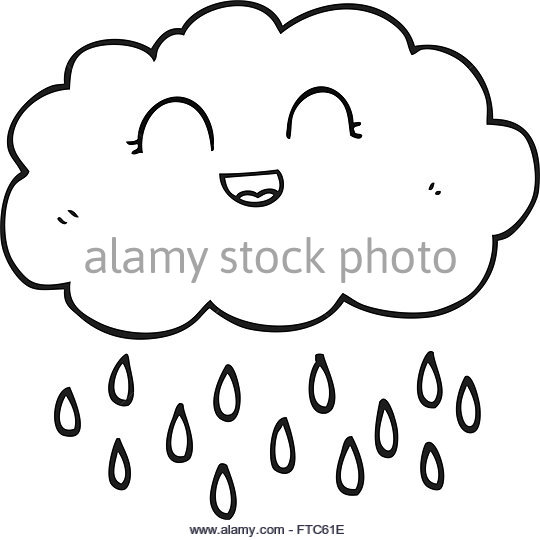 540x540 Cartoon Storm Cloud Black And White Stock Photos Amp Images