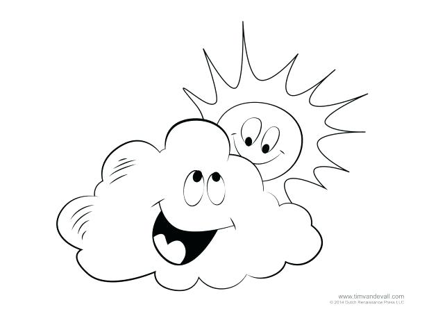 618x478 Cloud Coloring Pages Also Types Of Clouds Coloring Pages Cloud