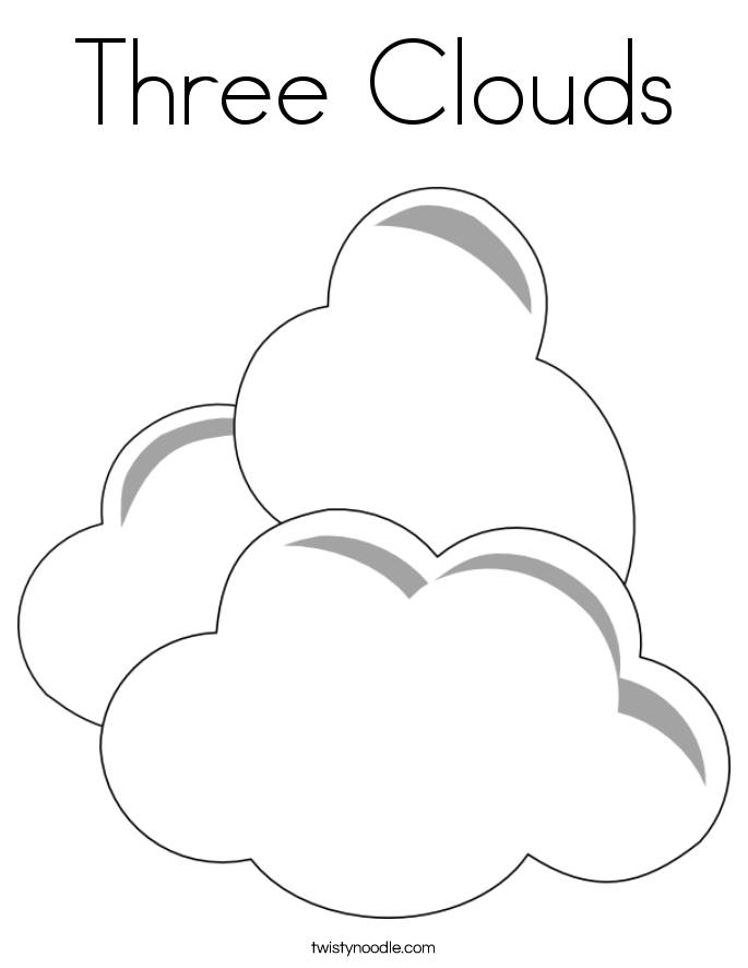 685x886 Drawn Clouds Colouring