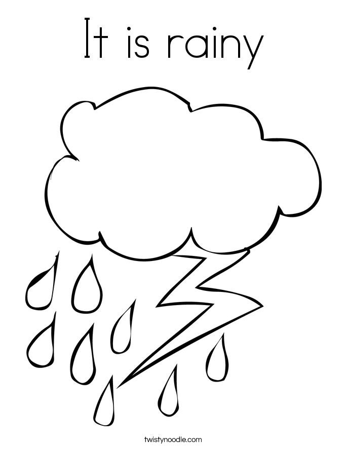 685x886 Rain Cloud Colouring Pages
