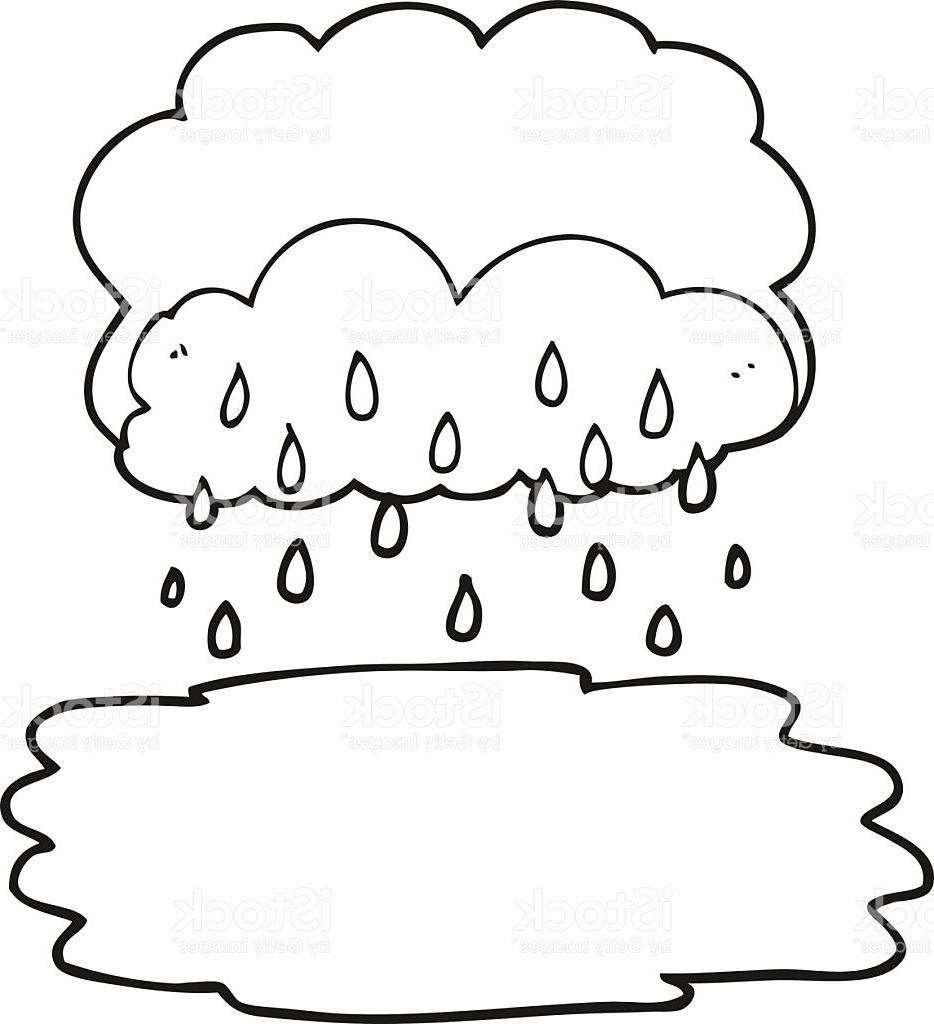 934x1024 Top 10 Black And White Cartoon Rain Cloud Vector Photos