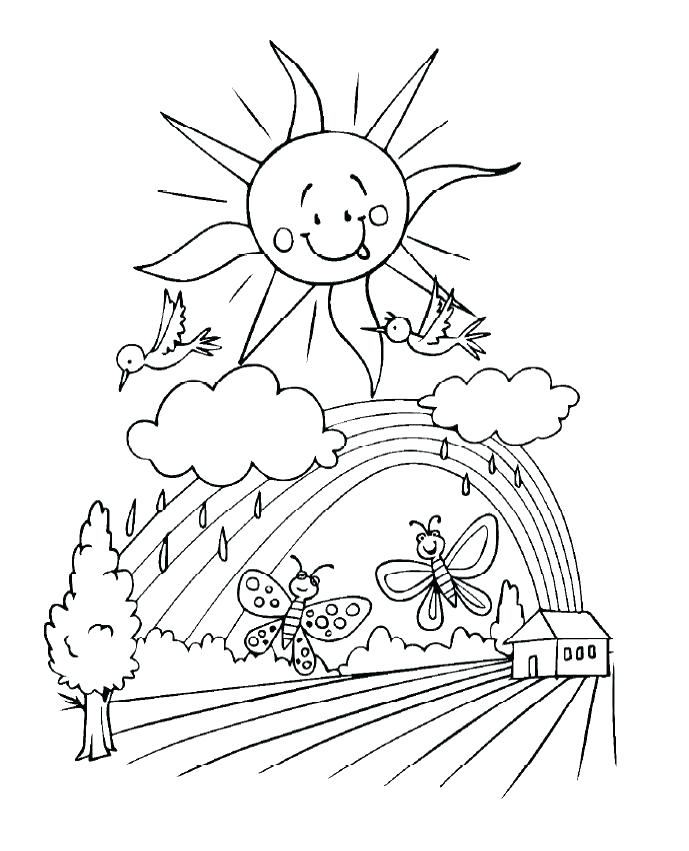 689x851 Coloring Pages Of Clouds