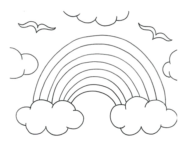600x485 Coloring Pages Of Clouds