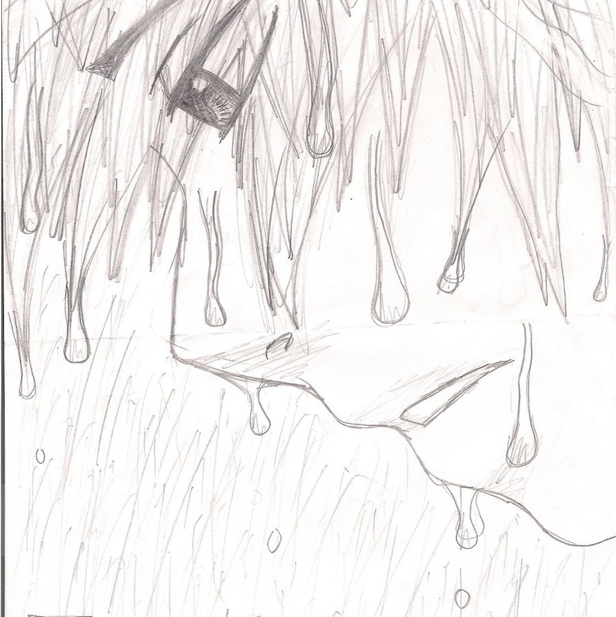 893x894 Sad Anime Boy In The Rain By Dark Punk 13