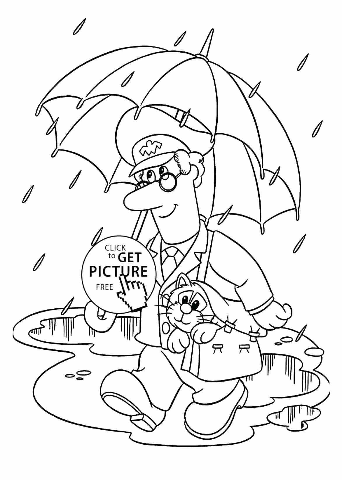 1172x1642 Coloring Rain Drop Coloring Page