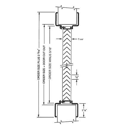 420x420 Air Louver 1300 10(W) X 6(H) Self Attaching Aluminum Door Vent