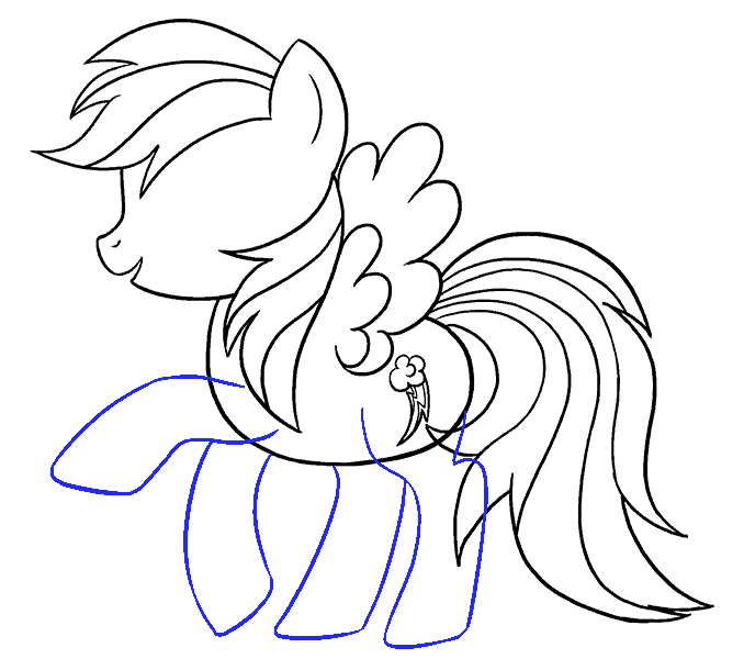 678x600 How To Draw A My Little Pony