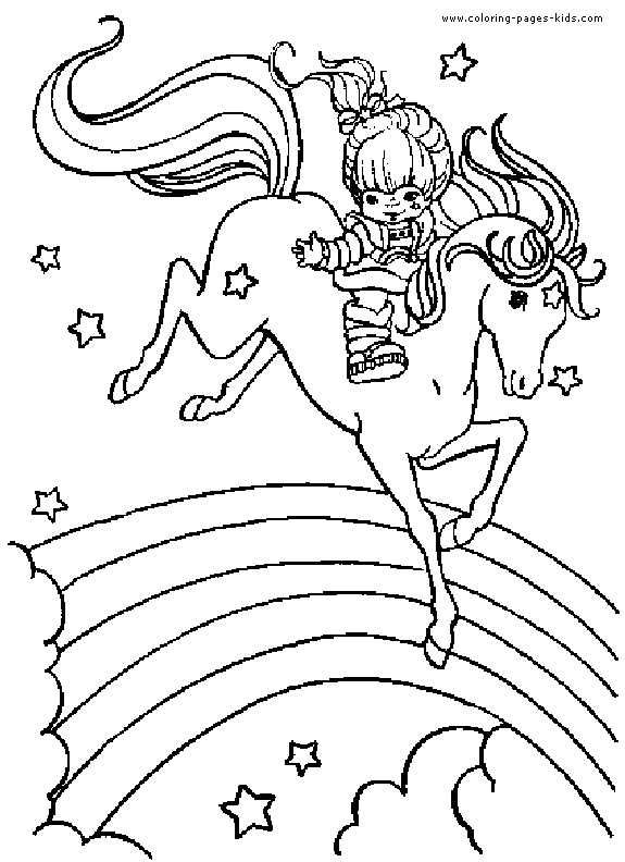 575x792 Rainbow Brite Color Page Cartoon Characters Coloring Pages, Color