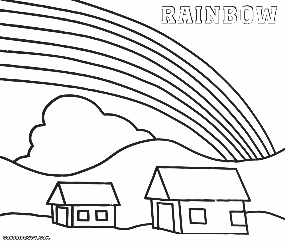 1000x849 Rainbow Coloring Pages Coloring Pages To Download And Print
