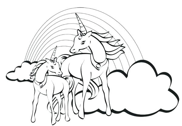 600x417 Coloring Page Of A Rainbow Rainbow Magic Fairy Coloring Pages