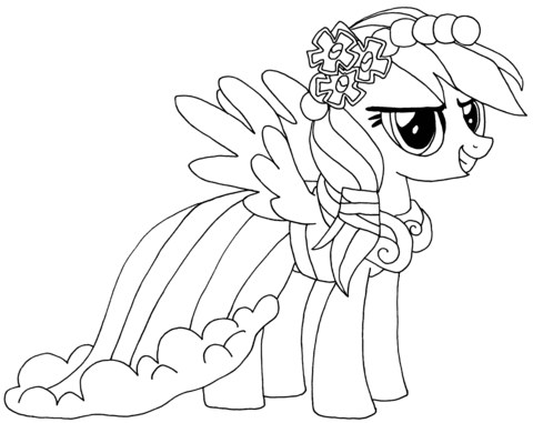 480x381 Rainbow Dash Coloring Page Free Printable Coloring Pages