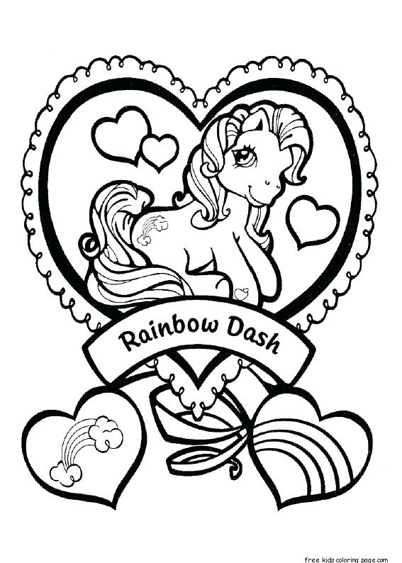 567x794 Free Pony Coloring Pages Rainbow Dash Coloring Pages Download