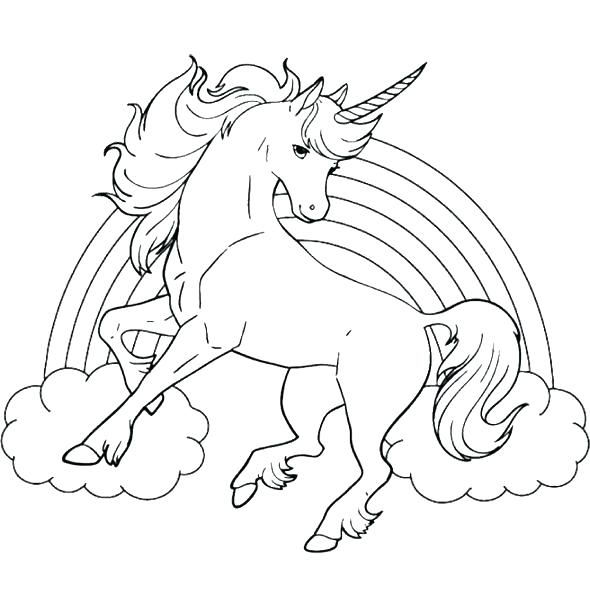 590x592 Rainbow Coloring Pages Rainbow Coloring Page With Color Words