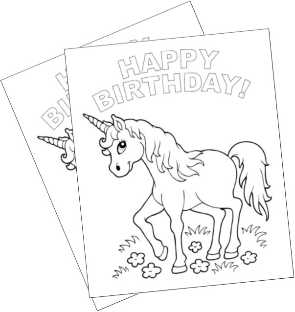 603x638 Rainbow And Unicorn Party Game Ideas