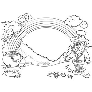300x300 Free Printable Rainbow Coloring Pages For Kids Rainbows, Free